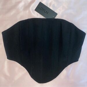 By Dyln Gigi black strapless corset